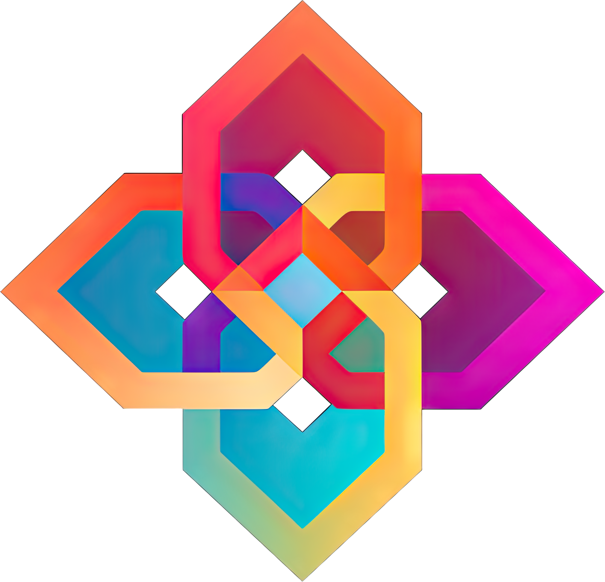 Preview for Colorful-hexagon-design-logo-colorful-sticker-85180
