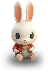 Preview for Cartoon-bunny-character-design-sticker-9b8d7