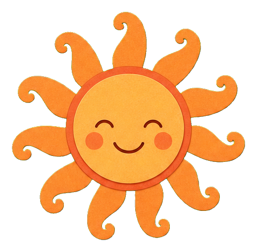 Preview for Paper Cut Sun Sticker