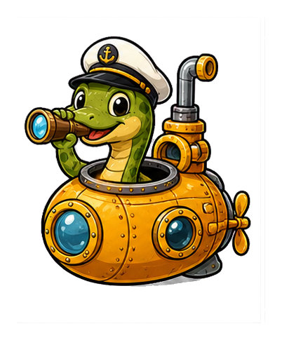 Preview for Submarine Captain Snake Sticker