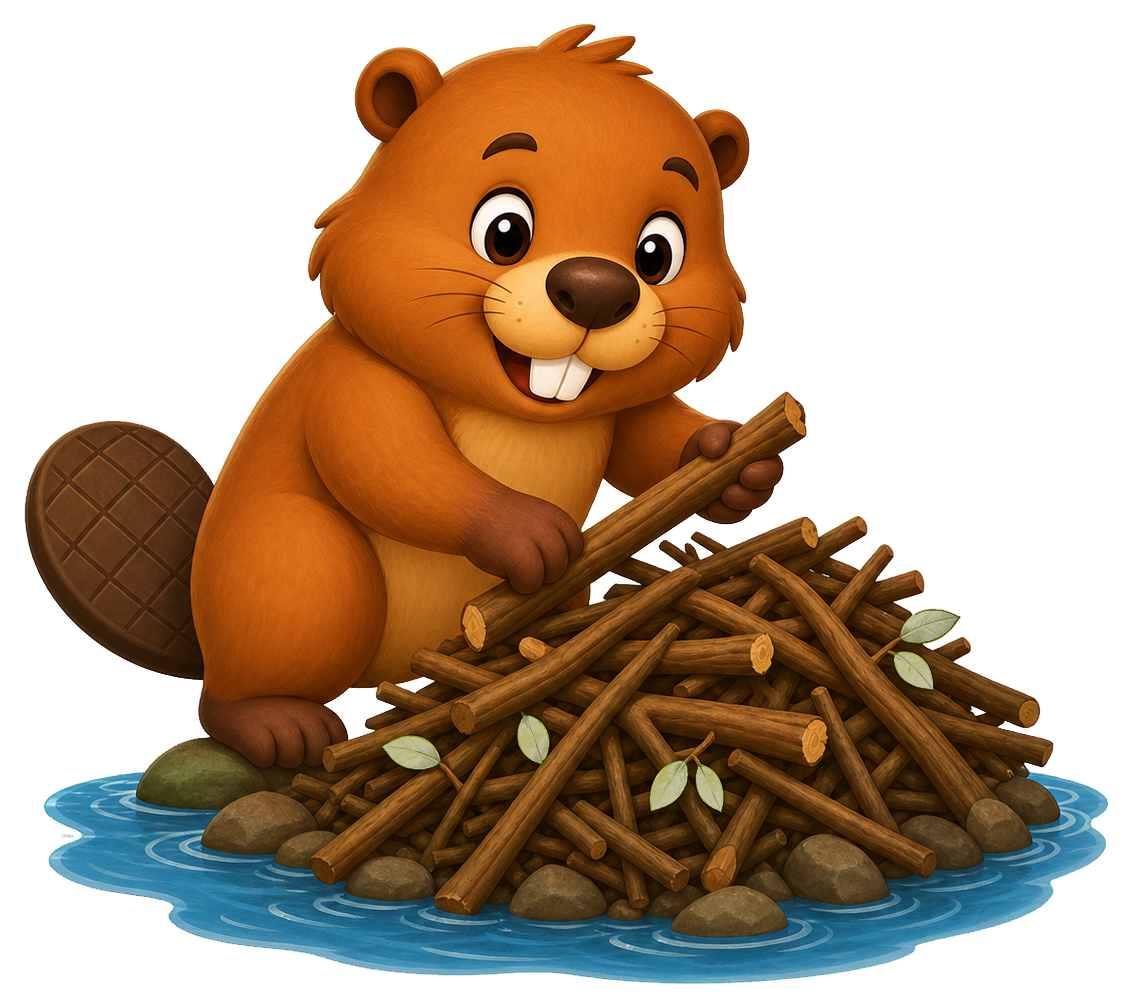 Preview for Beaver Dam Builder Sticker