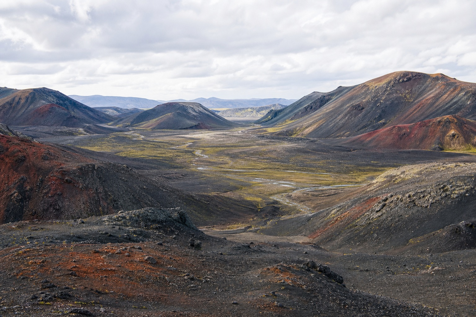 Preview for Volcanic Ridge Valley Background