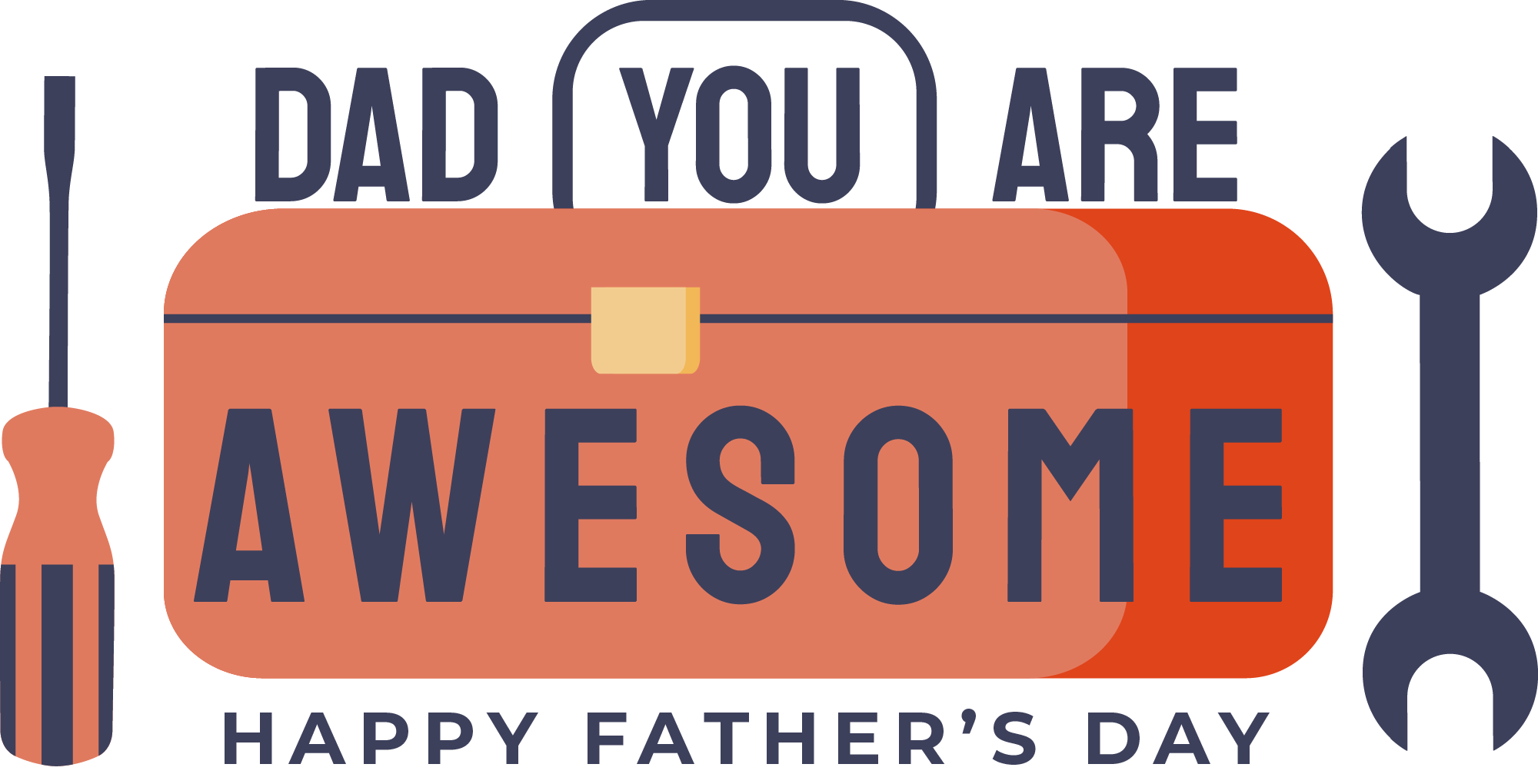 Preview for Awesome-fathers-day-card-sticker-24e4e