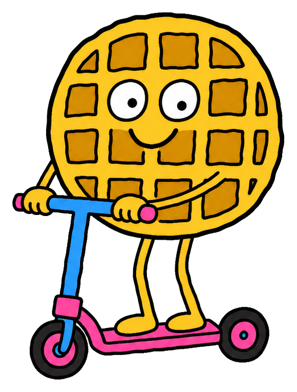 Preview for Waffle Scooter Sticker