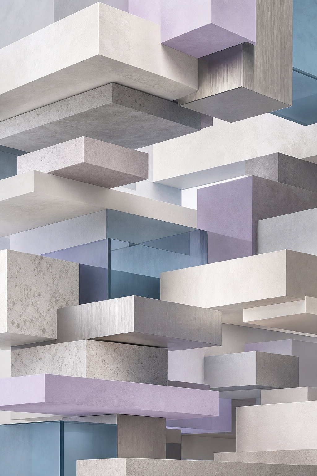 Preview for Pearl Acrylic Cantilevered Block Field Background