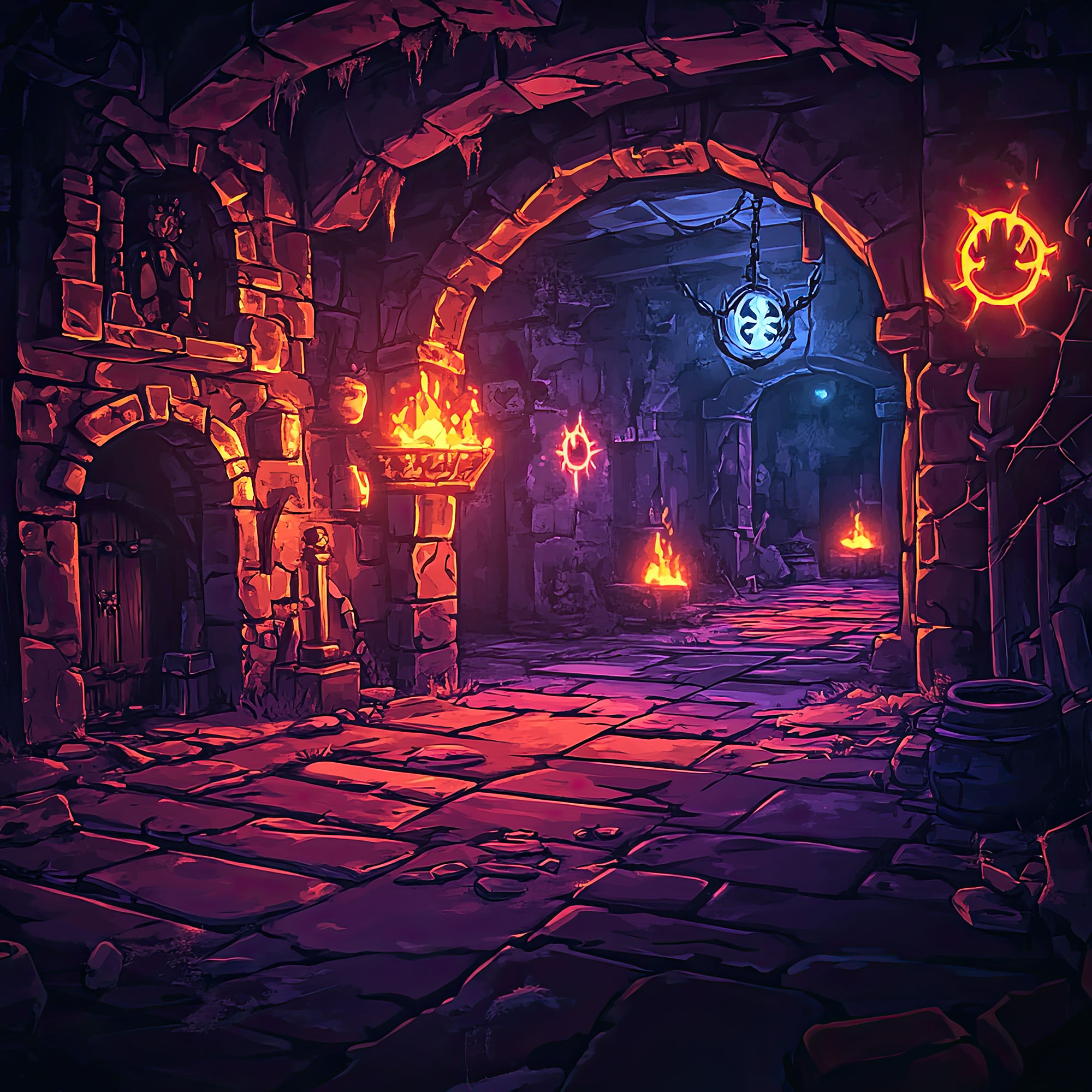 Preview for Ancient-dungeon-entrance-spooky-backdrop-background-2c238