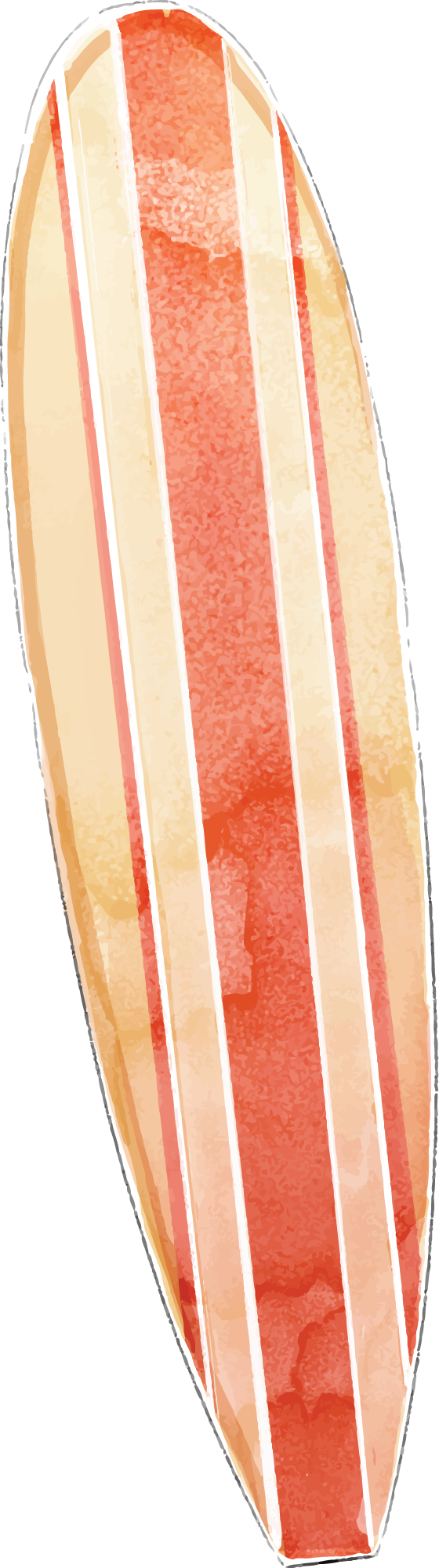 Preview for Surfboard-watercolor-illustration-summer-watercolor-sticker-5b047