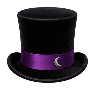 Preview for Black Velvet Top Hat Sticker
