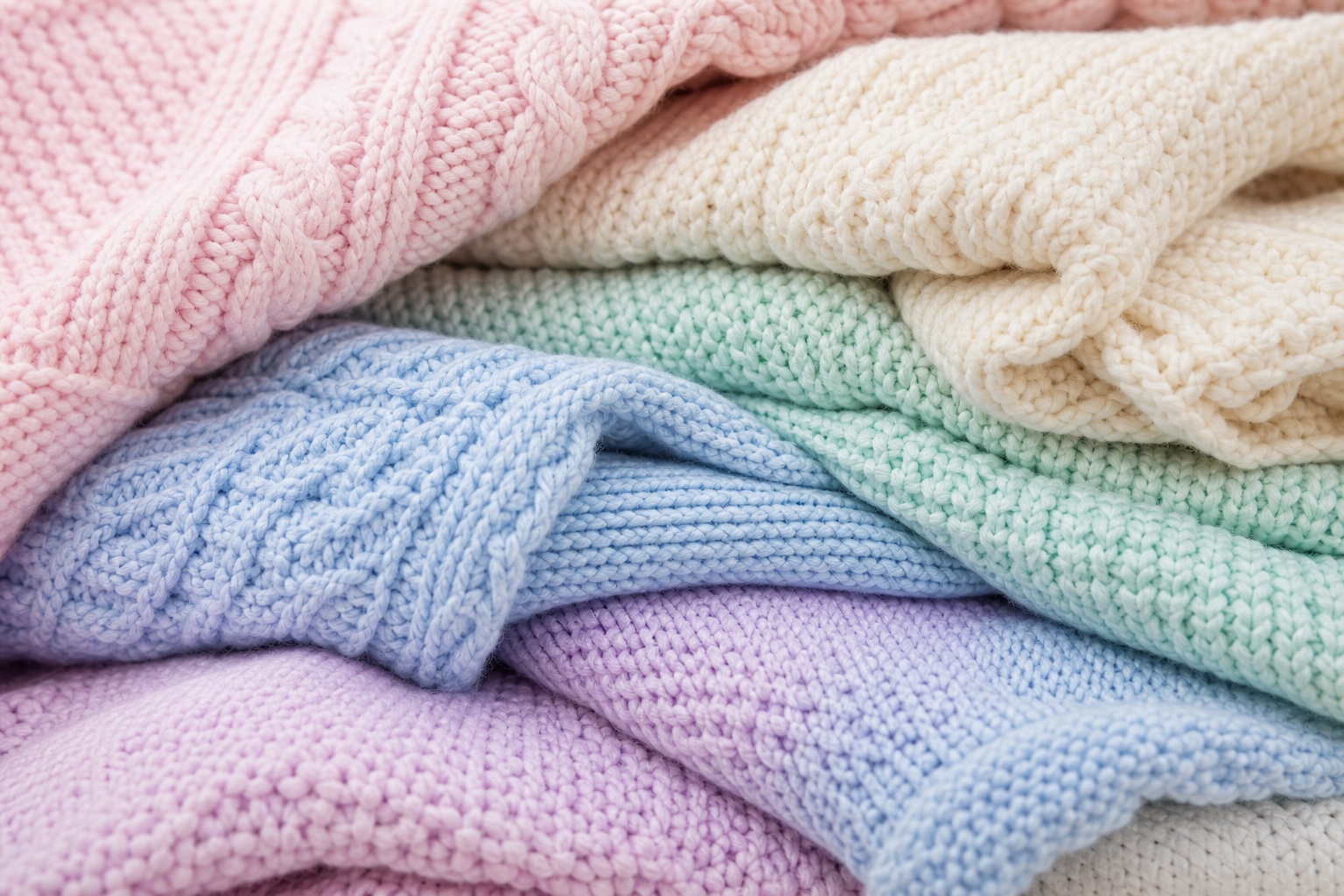 Preview for Pastel Knit Baby Blanket Background