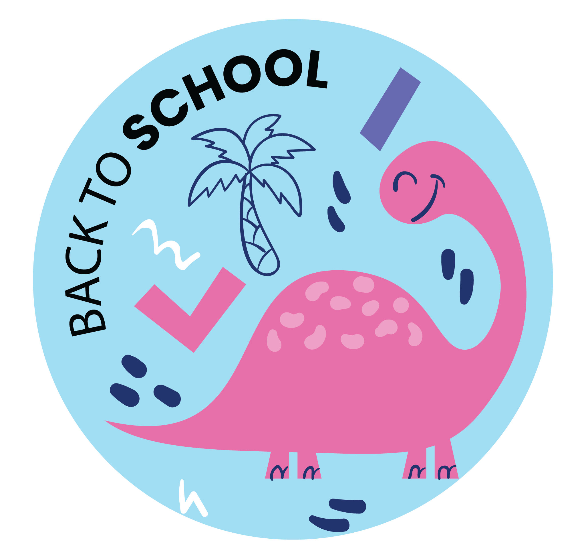 Preview for Back-to-school-dino-design-sticker-d8151
