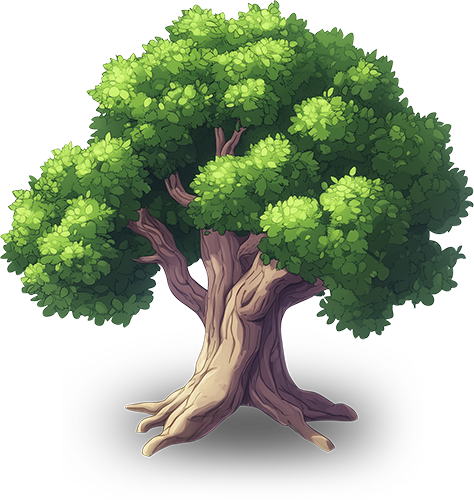 Preview for Cartoon-tree-illustration-flora-sticker-9b3ce