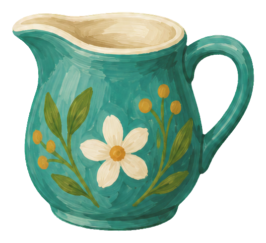 Preview for Gouache Tea Time Milk Jug