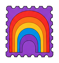 Preview for Rainbow Stamp Arch Sticker