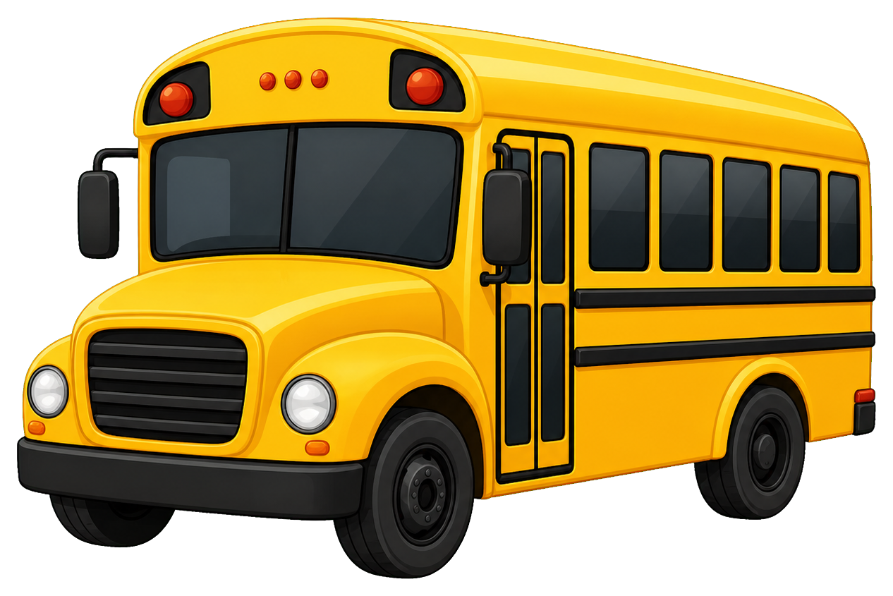 Preview for School Bus Blank Sticker Graphic
