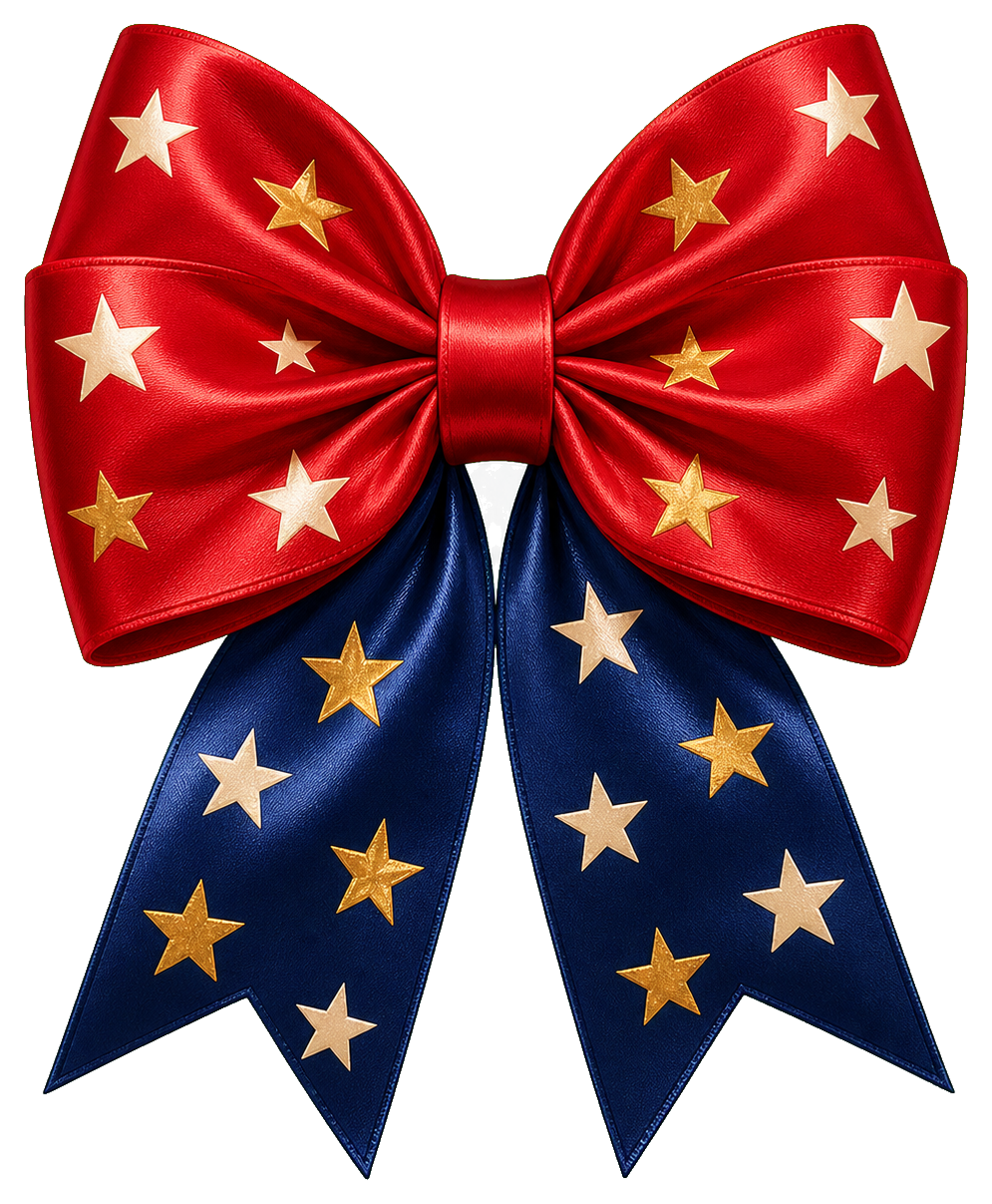 Preview for Star Spangled Bow Sticker