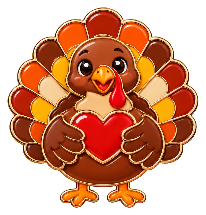 Preview for Turkey Holding A Heart