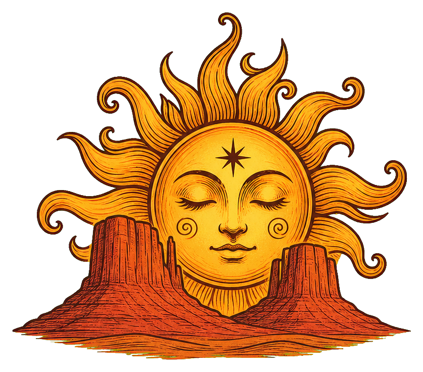 Preview for Desert Mesa Sunrise Sticker