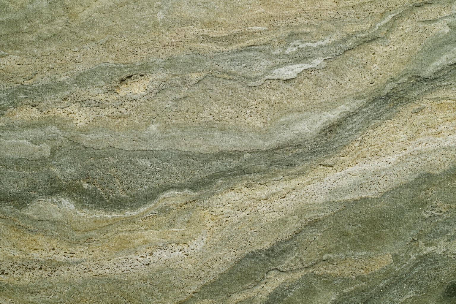Sage limestone stone texture with soft layered travertine-like bands