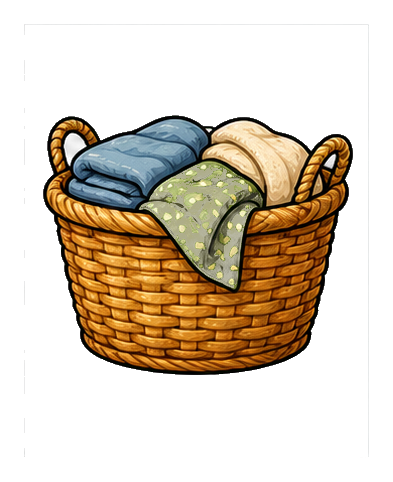 Preview for Laundry Basket Sticker Graphic