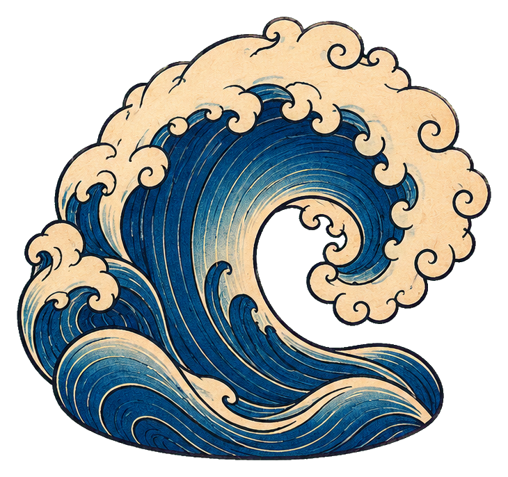 Preview for Ukiyo-e Ocean Wave Crest