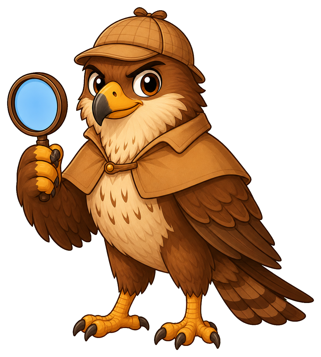 Preview for Detective Hawk Sticker Graphic