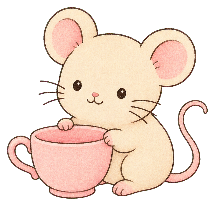 Preview for Mouse With Teacup Sticker