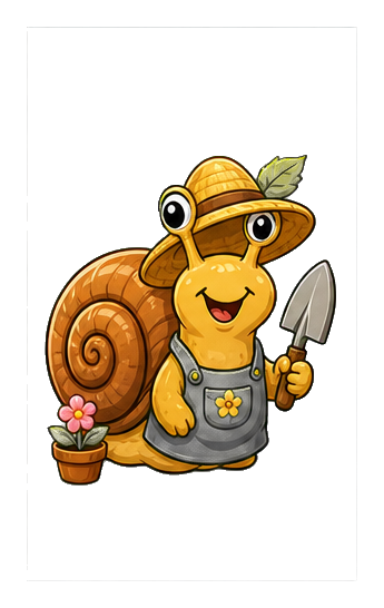 Preview for Gardener Snail Sticker