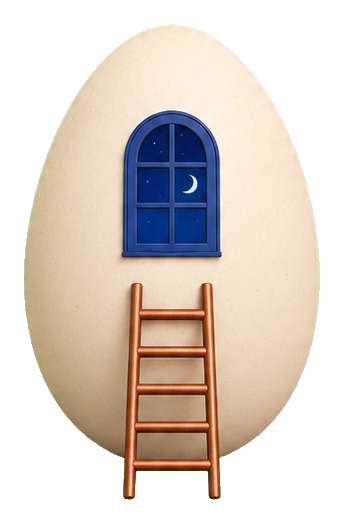 Preview for Egg Window Ladder Sticker