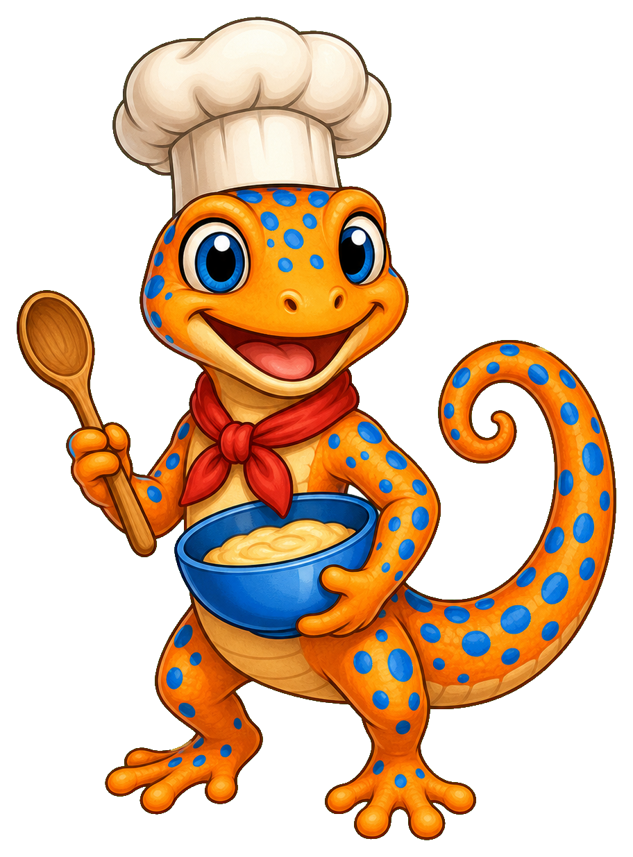 Preview for Chef Lizard Sticker For Creative Designs