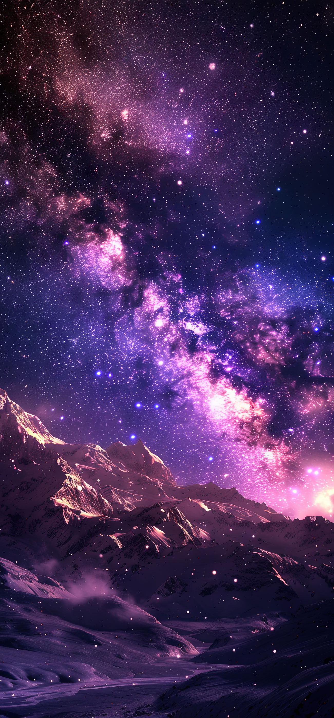 Preview for Mountain-landscape-under-starry-night-sky-astrophotography-phone-1251b