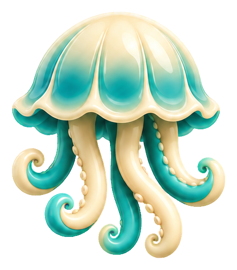 Preview for 3d Ocean Friends Jellyfish
