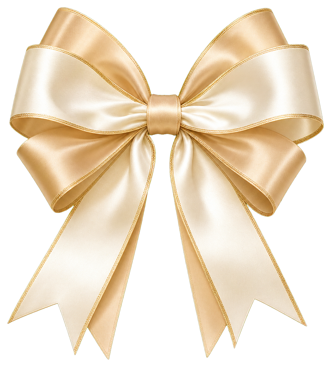Preview for Gold Wedding Bow Ribbon Sticker