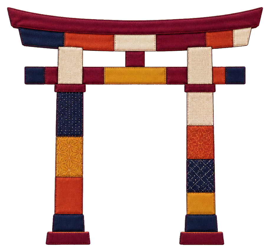 Preview for Patchwork Torii Gate Sticker