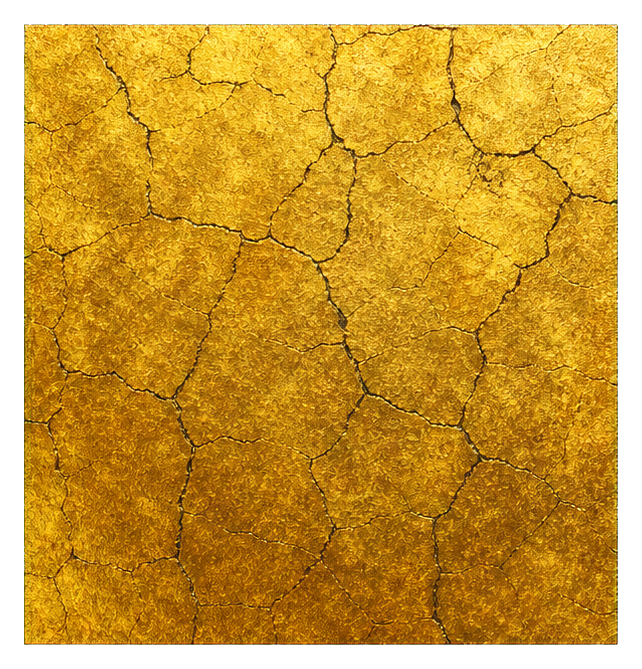 Preview for Gold Leaf Square Sticker