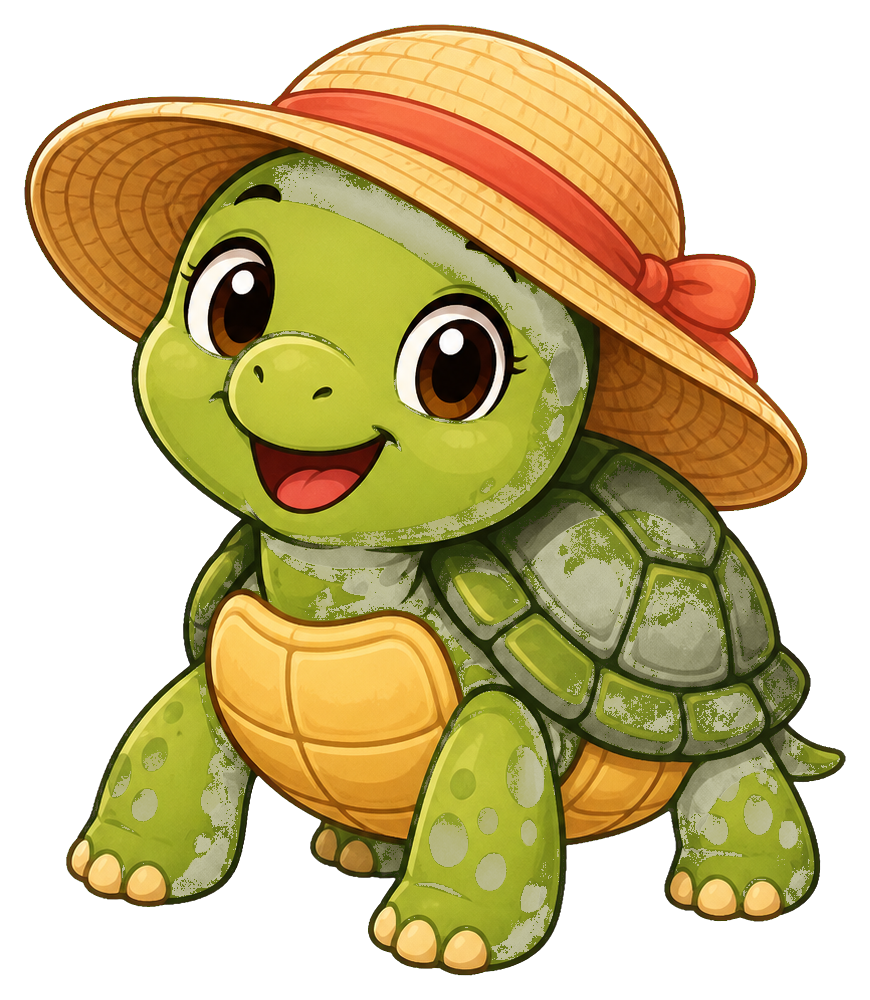 Preview for Turtle Sunhat Sticker