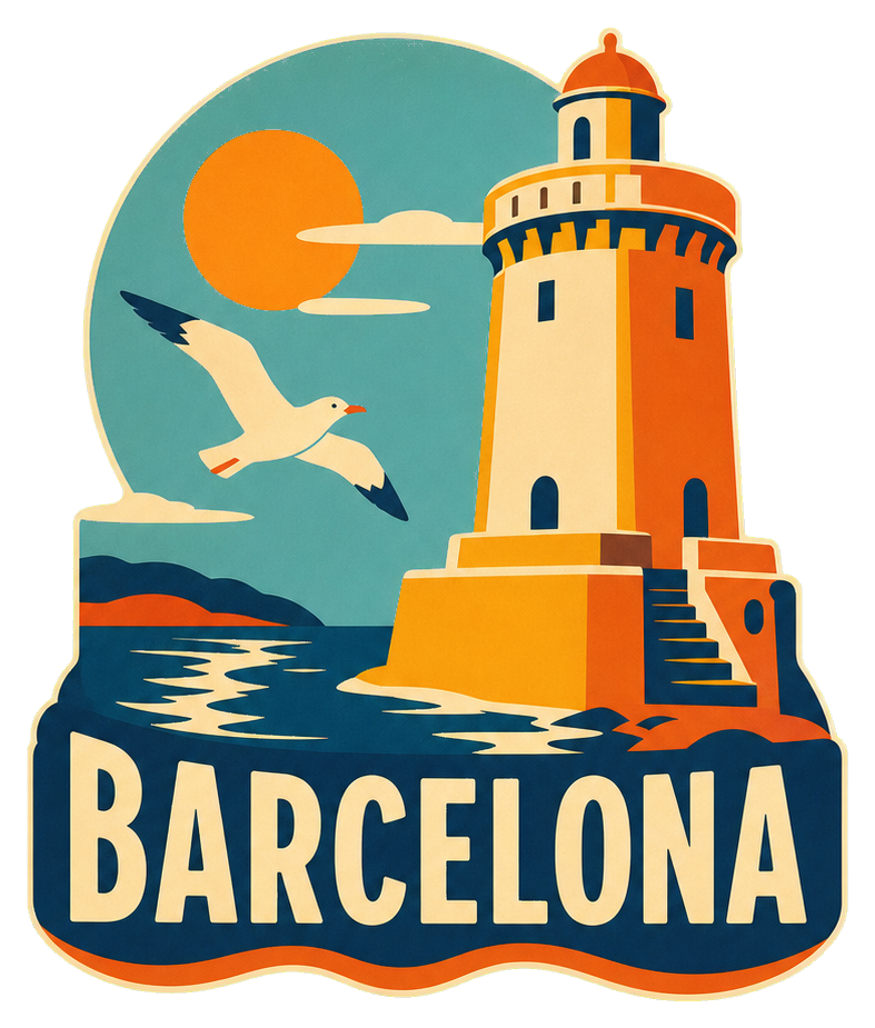 Preview for Barcelona Tower Sticker Graphic