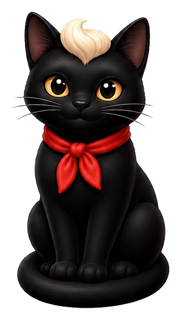 Preview for Rockabilly Black Cat Sticker