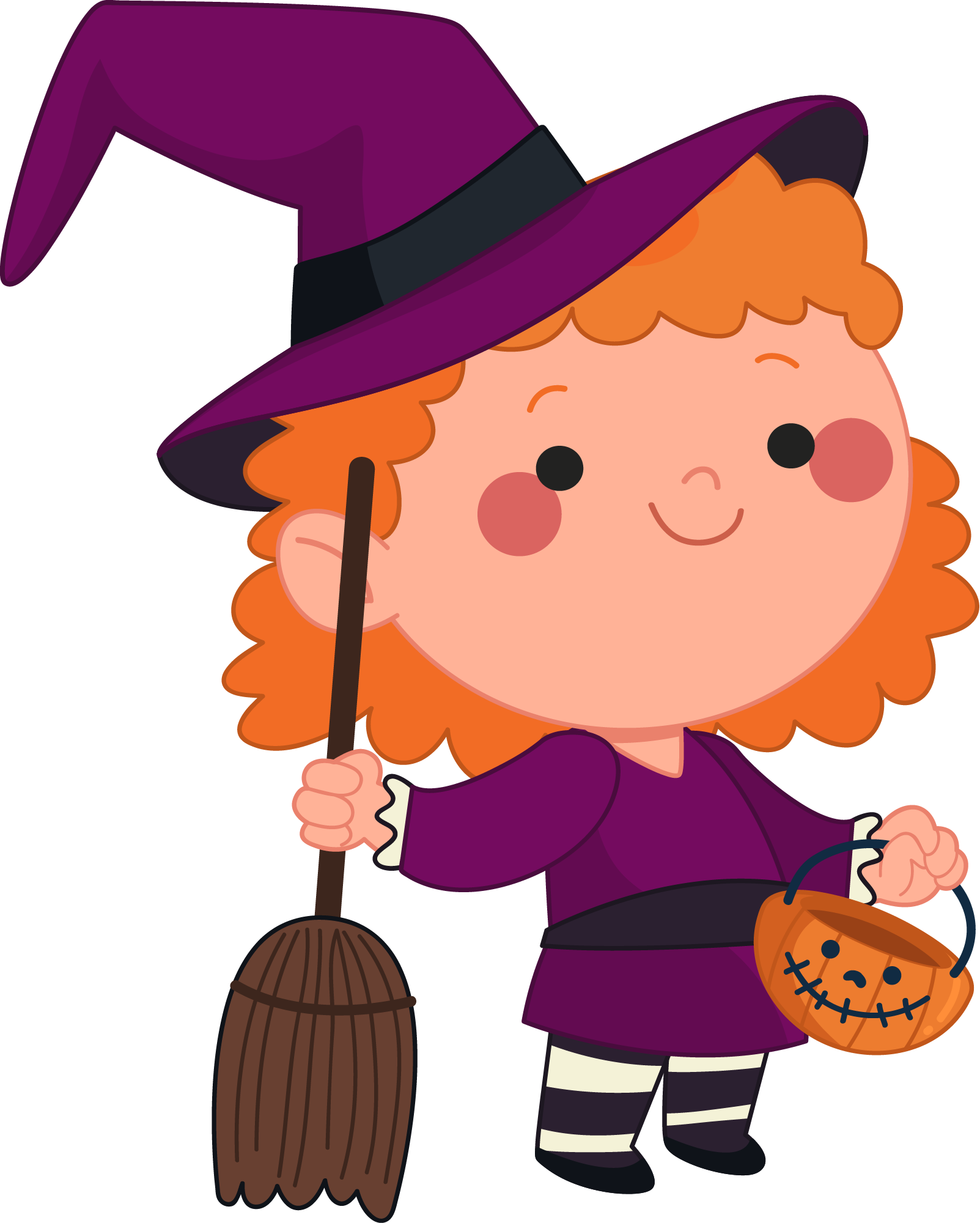 Preview for Little-witch-illustration-halloween-costume-sticker-59015