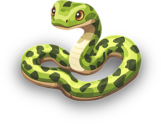 Preview for Green-snake-pixel-art-animal-sticker-662db