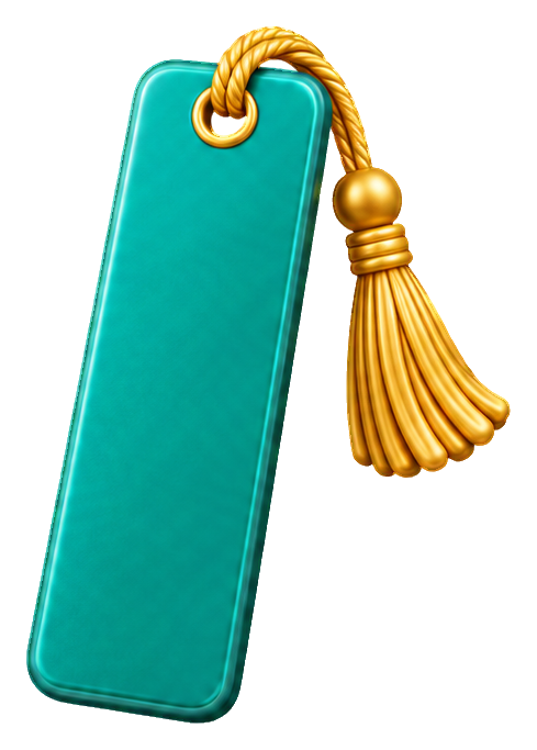 Preview for 3d Cozy Reading Bookmark Tassel