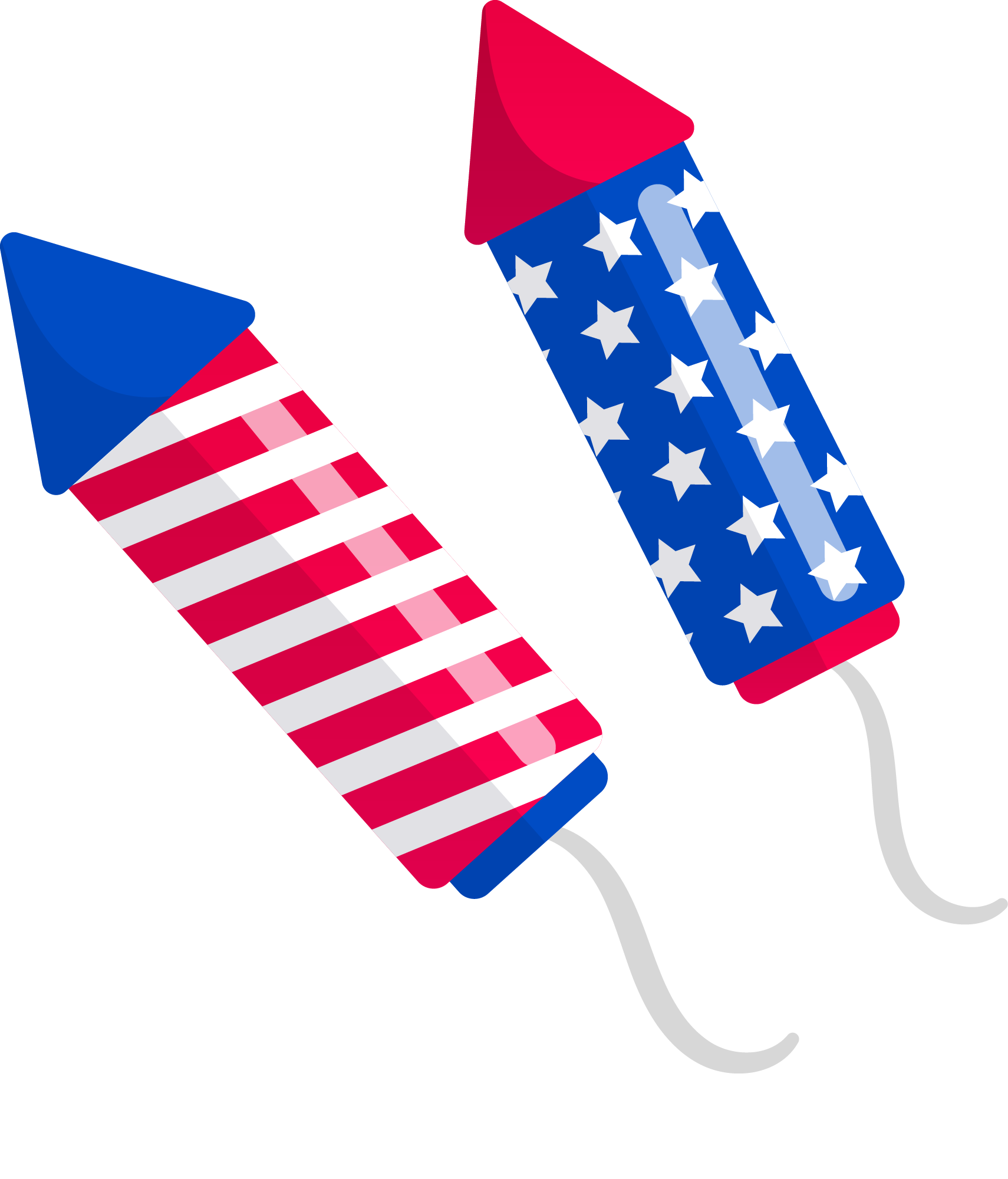 Preview for Patriotic-fireworks-illustration-fourth-of-sticker-ebebc