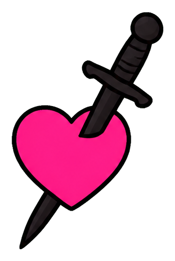 Preview for Dagger Heart Sticker