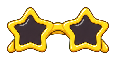 Preview for Star Eyeglasses Sticker