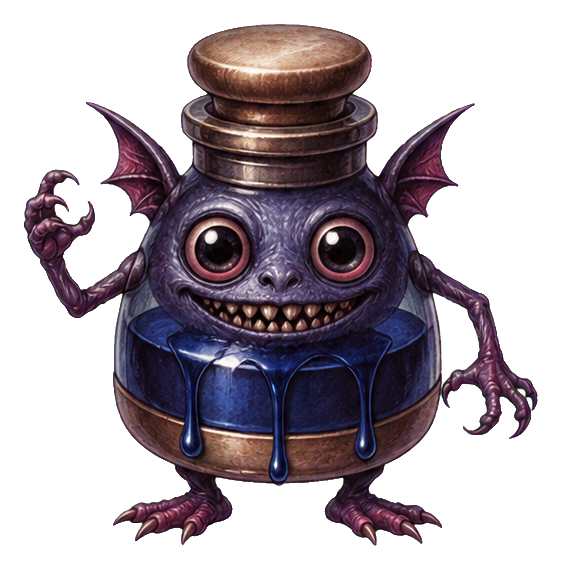 Preview for Inkwell Imp Sticker For Spooky Designs