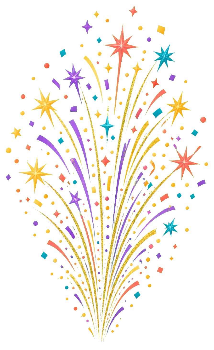 Preview for Confetti Sparkle Spray Sticker