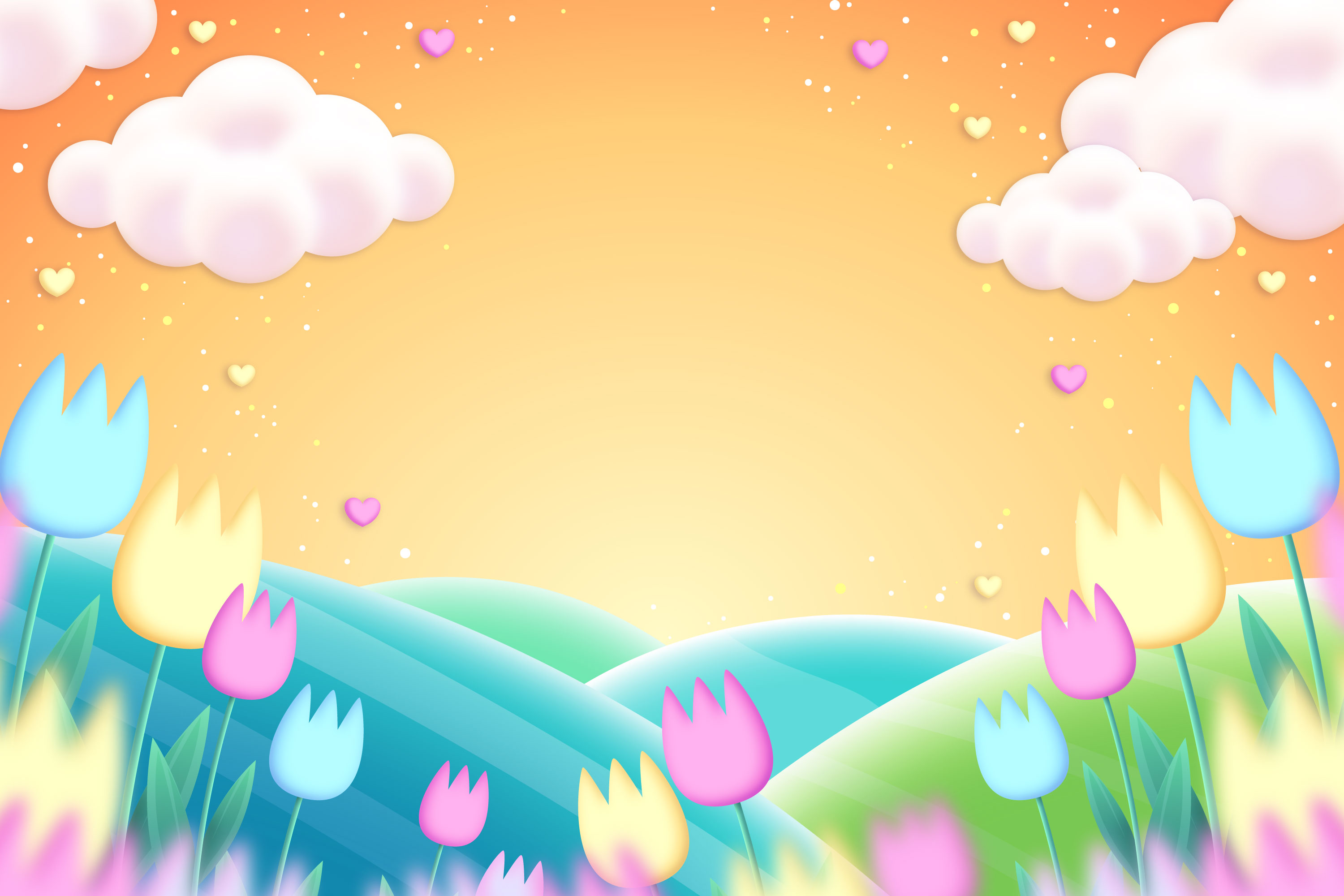 Preview for Floral-landscape-illustration-spring-background-5f51c