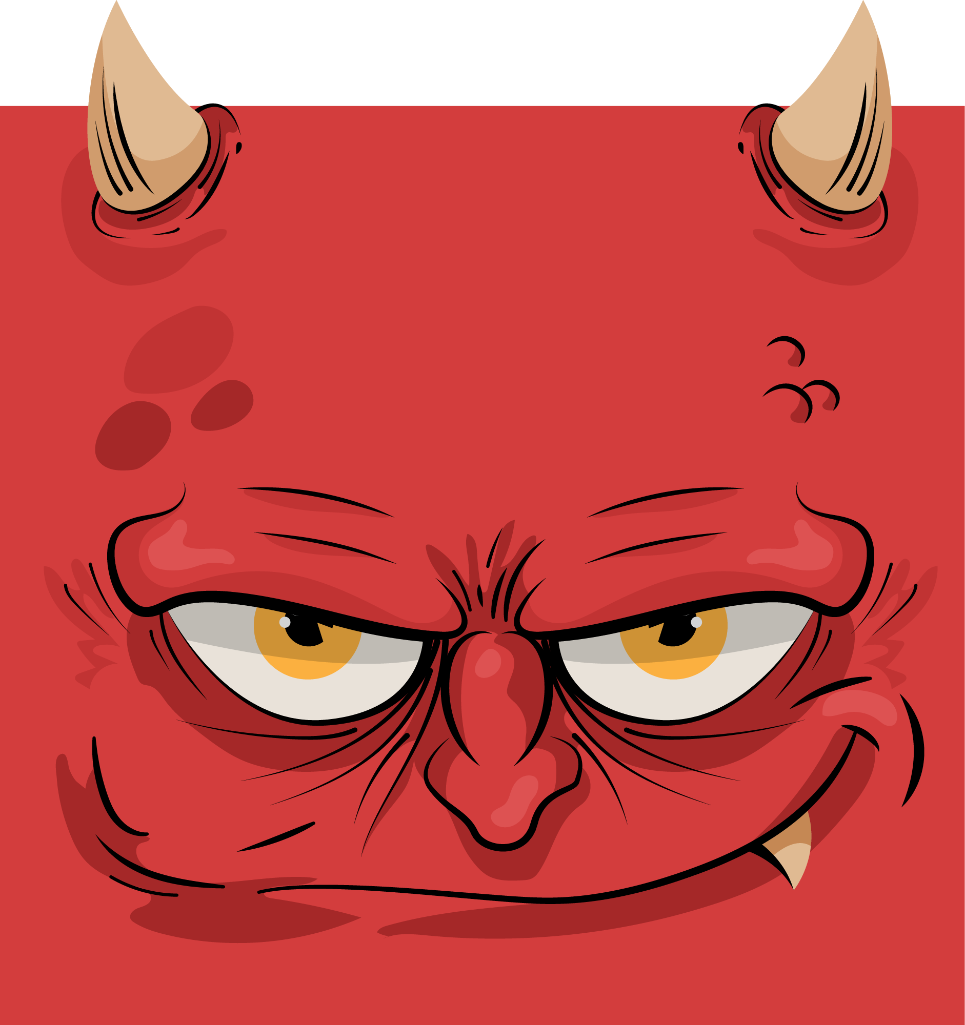 Preview for Cartoon-red-devil-character-monsters-sticker-c259e