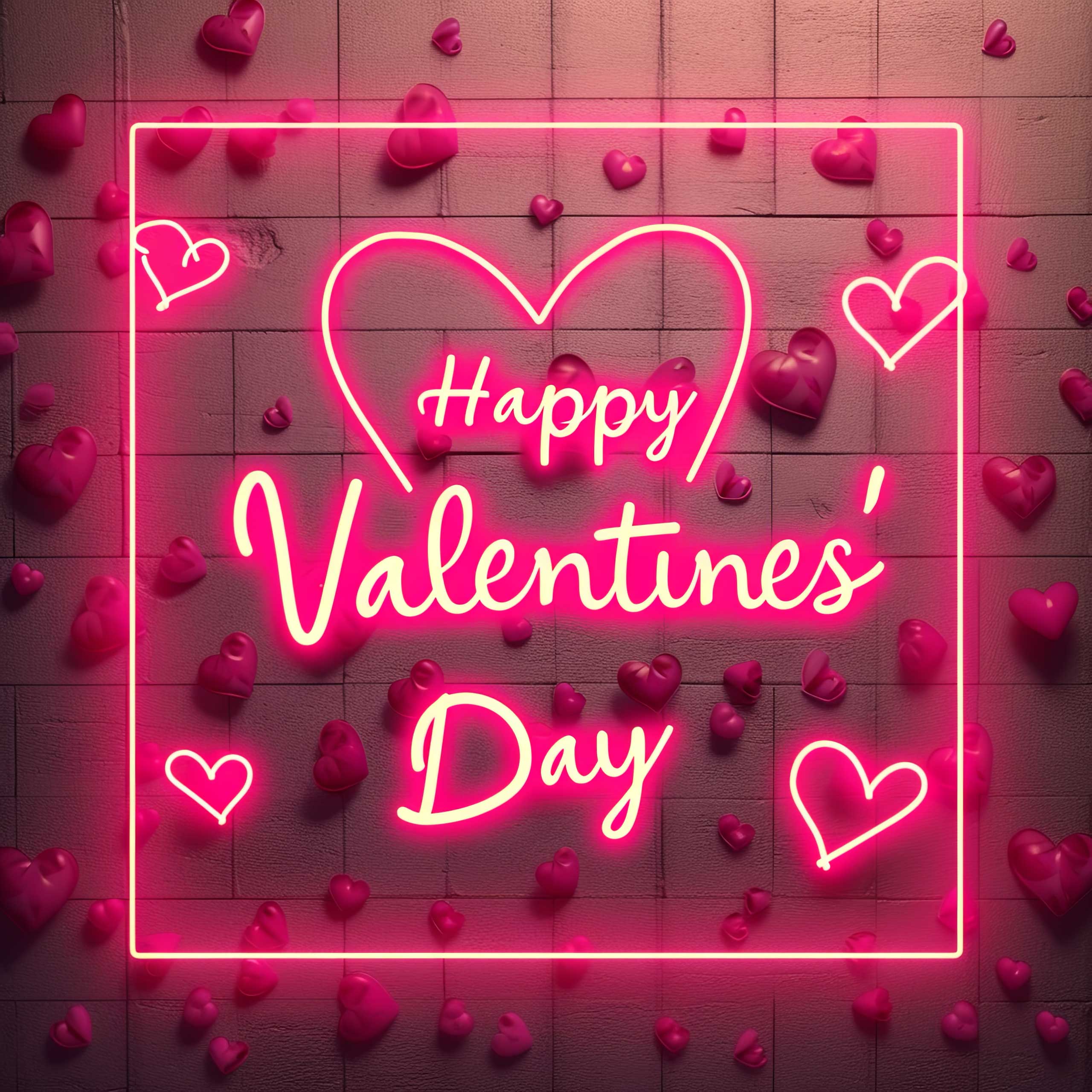 Preview for Valentines-day-neon-sign-love-background-435c3