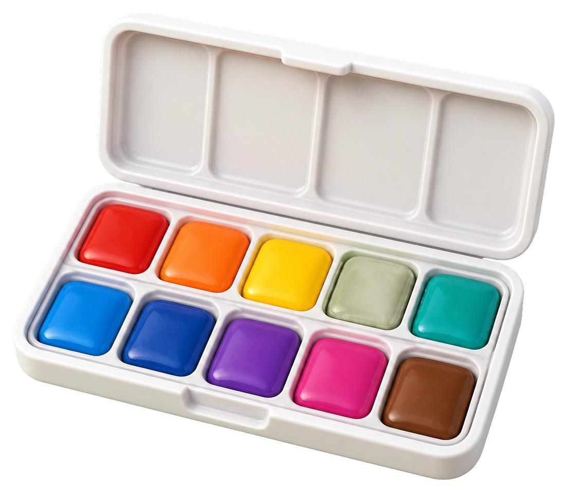 Preview for Watercolor Pans Sticker