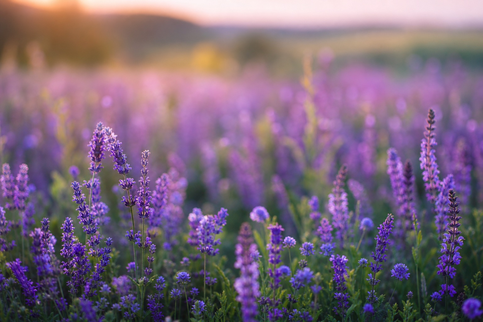 Preview for Purple Wildflower Meadow Background